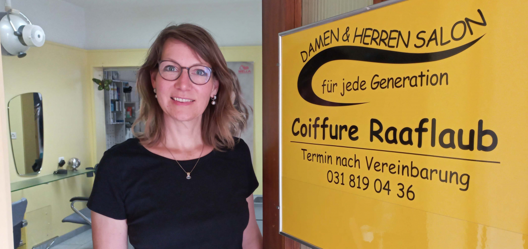 Willkommen im Coiffure Raaflaub - Eigentümerin Carole Raaflaub